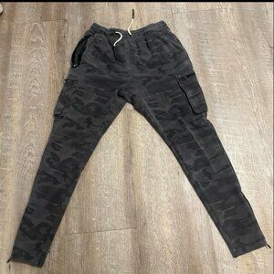 ASRV Aesthetic Revolution Joggers Men's Small Camo Sweatpants Athleisure